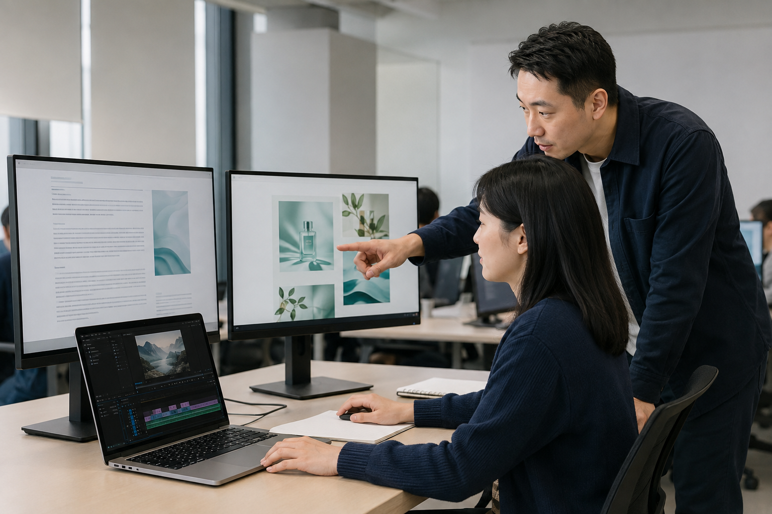 三友AIGC培训课堂中学员练习AI写作、图片设计与视频制作
